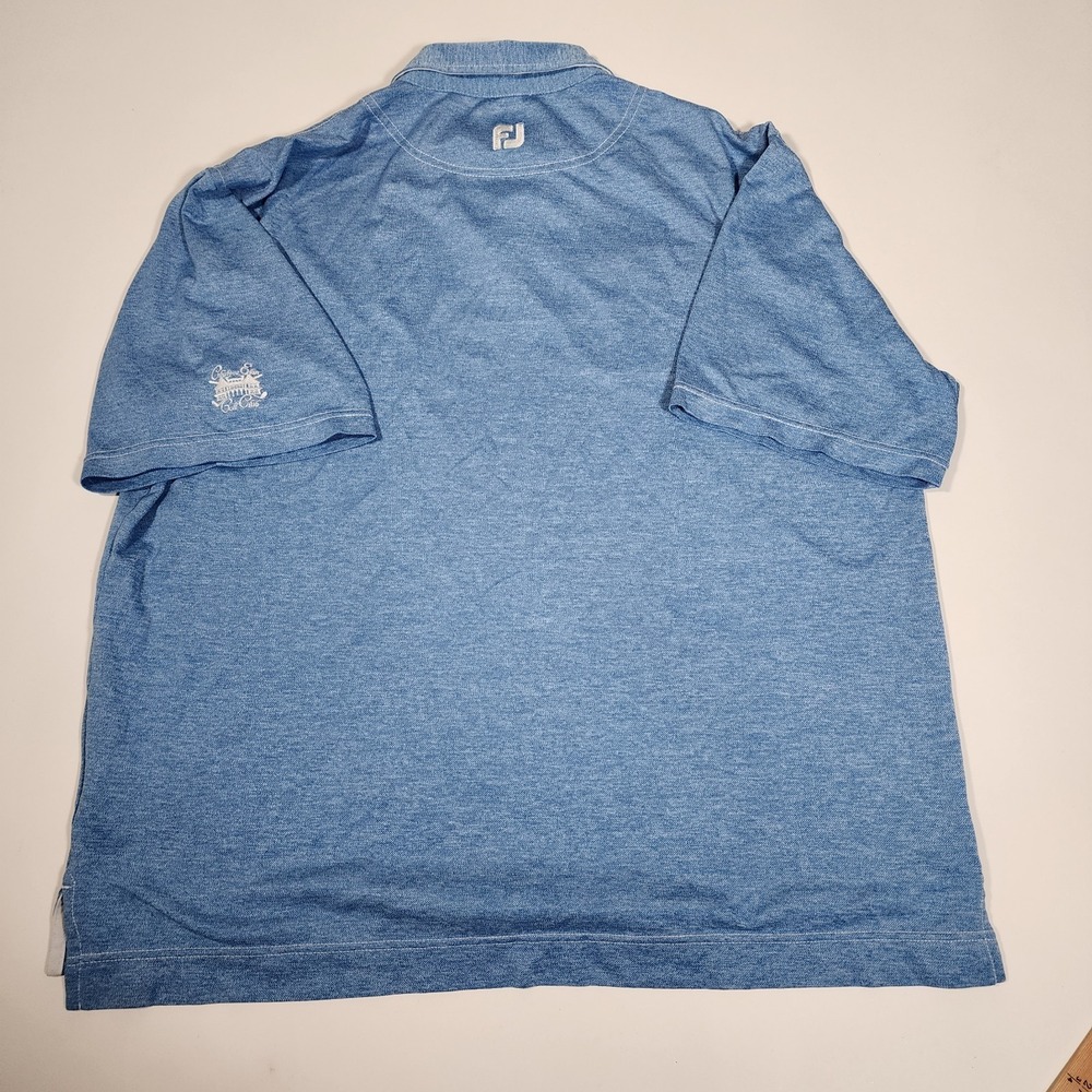 FootJoy Chateau Elan Golf Club Short Sleeve Polo Front Pocket Men's (XL) - Picture 6 of 9